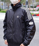 adidas休閑簡約三條紋梭織立領(lǐng)夾克外套男裝阿迪達(dá)斯官方三葉草 黑色 S 曬單實拍圖