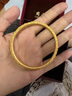 周大生足銀手鐲花絲琺瑯手鐲新中式國風(fēng)送女友老婆媽媽生日七夕禮物 56圈口 花絲琺瑯手鐲 約15g 曬單實(shí)拍圖