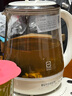 北鼎（Buydeem） 養生壺K118電水壺多功能養生壺迷你玻璃煮茶器 煮茶壺煎藥壺花茶 【本白色】養生壺K118|溫泡功能 1.5L 曬單實(shí)拍圖