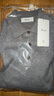 鄂爾多斯1980秋冬純羊絨Polo小翻領(lǐng)內搭上衣男簡(jiǎn)約羊絨衫 巖灰-25 XL 180/100A 曬單實(shí)拍圖