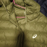 asics亞瑟士童裝25年冬季兒童柔軟舒適三防輕薄保暖羽絨服【高充絨量】 軍綠色 清潔度1000-鴨絨 170 充絨量109.2g 曬單實拍圖