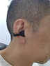 韶音（SHOKZ）OpenDots ONE動鈦圈開放式藍牙耳機耳夾式無線耳機運動跑步藍牙耳機E310 黑色 曬單實拍圖