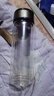 【?京東物流配送】高硼硅雙層玻璃杯大容量泡茶杯水杯子茶水分離 【雙層加厚】茶杯 350ml 1只 曬單實(shí)拍圖