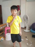 G.DUCKKIDS童裝男童夏裝套裝兒童運動(dòng)套裝中大童短袖Polo衫兩件套9男孩衣服 粉紅色 120 曬單實(shí)拍圖