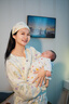 雅特茂【嬰兒級舒絨棉】春秋冬加厚暖月子服孕期產(chǎn)后睡衣孕婦家居服 白色 XL（145斤-175斤） 曬單實(shí)拍圖