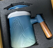 故宮文化 千里江山泡茶杯 陶瓷茶水分離杯故宮文創(chuàng  )禮品送領(lǐng)導禮物 禮盒裝 款二升級版450ml 曬單實(shí)拍圖