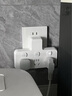 施耐德電氣 轉(zhuǎn)換插頭/品字形一轉(zhuǎn)三插座/ 適用于臥室廚房 3位分控轉(zhuǎn)換插座 曬單實(shí)拍圖