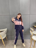 WASSUP JOYZON品牌運(yùn)動(dòng)套裝女寬松顯瘦春秋款學(xué)生休閑大碼加絨外套跑步服兩件套 粉藍(lán)色（春秋款兩件套） S（建議75-90斤） 曬單實(shí)拍圖