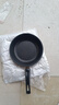 【虧本清倉】韓式麥飯石色不粘鍋平底鍋鐵鍋電磁爐不帶蓋 黑色小煎鍋 16cm 曬單實(shí)拍圖
