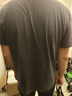 立蒙（LIMENG）男女裝素色180g全棉短袖t恤圓領(lǐng)寬松體恤打底衫 深灰 XL 曬單實(shí)拍圖