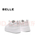 百麗（Belle）厚底增高小白鞋女2025秋新商場(chǎng)同款簡(jiǎn)約百搭休閑鞋E3P1DCM5 白色 37 曬單實(shí)拍圖