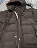 雪中飛高充絨連帽羽絨服男士冬季戶外出勤休閑三層保暖防寒科技羽絨外套 黑色 L (175) 曬單實拍圖