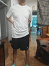 耐克NIKE春夏男短袖T恤 純棉 運動(dòng)休閑 極簡(jiǎn)廓形DO7393-133帆白 M 曬單實(shí)拍圖