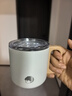 拜格雙層304不銹鋼卡通馬克杯咖啡杯簡約風(fēng)七夕情人節(jié)禮物400ml帶蓋白 曬單實拍圖