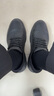 斯凱奇（Skechers）閃穿鞋男士商務(wù)鞋秋季薄款一腳蹬德比鞋軟底上班通勤休閑鞋205353 曬單實(shí)拍圖