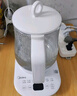 美的（Midea）養(yǎng)生壺 1.5L全自動(dòng)煮茶壺 24h預(yù)約燒水壺 12小時(shí)智能恒溫 11檔控溫電熱水壺 花茶壺煮茶器YS15P202 曬單實(shí)拍圖