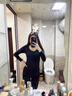 貓人莫代爾秋衣秋褲女士?jì)纫绿籽b無(wú)痕白色打底衫內搭上衣2025秋冬薄款 黑色 【80S天絲莫代爾】 XL 【建議120-140斤】 曬單實(shí)拍圖