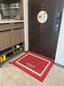 鴻志靜選日本入戶(hù)門(mén)地墊新中式墊子紅色進(jìn)門(mén)腳墊家用新款可裁剪防滑地毯 萬(wàn)福-出入平安 【定制尺寸】請聯(lián)系客服 曬單實(shí)拍圖