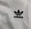 adidas情侶款復(fù)古風(fēng)梭織立領(lǐng)夾克外套男女秋季阿迪達(dá)斯官方三葉草 亮白 M 曬單實拍圖