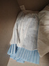 優(yōu)優(yōu)1點(diǎn)（Yoyo one）女童羽毛球套裝速干運動(dòng)服兒童冰絲涼感短袖大童百褶裙子網(wǎng)球訓練 6125白藍+19027白色 170 170cm 曬單實(shí)拍圖