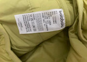 巴拉巴拉（BALABALA）童裝兒童羽絨服兩件套男童女童寶寶冬裝連帽外套 綠白色調00341 100 充絨量31g 曬單實(shí)拍圖