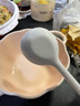 少女心草莓雙耳碗勺湯碗沙拉碗飯碗家用碗高顏值年輕人釉下彩餐具 草莓雙耳碗（1碗1勺） 曬單實(shí)拍圖