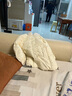 巴拉巴拉童裝兒童羽絨服女童冬裝甜美可愛(ài)連帽上衣厚款保暖戶(hù)外潮 白色調00311-白鴨絨 130 充絨量120g 曬單實(shí)拍圖