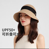 卡蒙（Kenmont）加密編織防曬草帽女春夏可折疊海邊遮陽漁夫帽防紫外線km-6069 曬單實(shí)拍圖