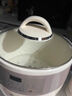 小熊（Bear）電燉鍋隔水燉家用電燉盅全自動(dòng)陶瓷煲湯鍋大容量電砂鍋紫砂鍋 米灰色【白瓷五膽共】 0cm 6.5L 曬單實(shí)拍圖