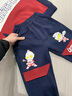 G.DUCKKIDS聯(lián)名奧特曼衣服男童套裝春秋2025新款拼接連帽兒童衛衣褲子兩件套 奧特曼機車(chē)服藏青 110 （建議身高100cm 4-5歲）cm 曬單實(shí)拍圖