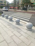 大理石石墩子石球路障花崗巖大理石石球停車場(chǎng)廣場(chǎng)擋車石球芝麻白 可申請(qǐng)送貨上門(mén) 曬單實(shí)拍圖