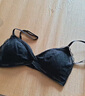 Calvin Klein內衣【摩登引力帶】女士ck性感蕾絲無(wú)鋼圈薄墊三角杯文胸QF7974AD UB1-太空黑 M 曬單實(shí)拍圖