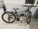 KASIDIAO山地自行車成人學生單車變速越野騎行男士賽車減震初中青少年高中 頂配-黑白色-輻條輪 26寸21速 曬單實拍圖