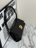 路遜緹卡牛皮單肩斜挎包包高品質(zhì)時(shí)尚百搭小眾法棍包高級感腋下包包女包 黑色 曬單實(shí)拍圖