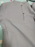 皮爾卡丹（pierre cardin）純棉七分袖t恤男士短袖夏季薄款中國風(fēng)男裝潮流百搭立領(lǐng)半袖衣服 1899灰色 XL 曬單實(shí)拍圖