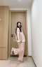 革曼孕婦裝秋冬季套裝2025新款粉色孕婦衛衣外套褲子兩件套孕媽高級感 粉色套裝 XL 曬單實(shí)拍圖