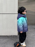 G.DUCKKIDS男童羽絨服冬季新款童裝兒童冬裝白鴨絨漸變外套加厚寶寶冬裝衣服 綠色 120 cm 曬單實(shí)拍圖