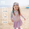 Kocotreekk樹(shù)兒童泳衣褲女孩分體泳衣A類(lèi)男童女童游泳長(cháng)袖防曬中大童泳裝 曬單實(shí)拍圖