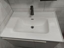 九牧（JOMOO）浴室柜 陶瓷一體盆鋁合金智能洗手盆柜組合80cm A2750-74AT-Z1 曬單實(shí)拍圖