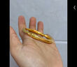周六福小金花足金999黃金耳釘女七夕禮物計價AC090379  一對 約0.64g 曬單實拍圖