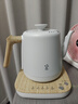 鳴盞【國家補(bǔ)貼】燒水壺泡茶 電熱水壺功夫茶壺電茶爐 茶藝師專用電茶壺智能恒溫電熱水壺MZ152A白色 曬單實(shí)拍圖