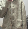 優(yōu)衣庫女裝仿羊羔絨搖粒絨圓領(lǐng)開(kāi)衫/千金風(fēng)外套472938 30 淺米色 2XL /170/100B 曬單實(shí)拍圖