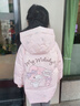 波司登（BOSIDENG）25新款羽絨服女兒童短款5A抗菌絨冬季連帽保暖外套T250246314I 美樂(lè )蒂派對粉9EN4 120 /60 約110-120cm 22kg 曬單實(shí)拍圖