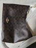 蔻馳（COACH）【品牌直供】女士LAUREL31中號單肩斜挎流浪包深棕配黑色CV975 曬單實(shí)拍圖
