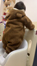 迷你巴拉【暖芯絨絨衣】巴拉嬰兒連體衣外出幼兒衣服保暖雙面絨兩面穿外套 曬單實(shí)拍圖