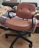宜家（IKEA）阿勒夫耶原創(chuàng)復(fù)古辦公椅真皮電腦椅商務(wù)老板椅家用休閑椅 金棕色(真皮) 曬單實(shí)拍圖