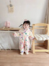 班喜迪嬰兒衣服秋裝男女寶寶連體衣嬰幼兒加絨哈衣爬服春秋季洋氣外出服 米色 90cm 曬單實(shí)拍圖