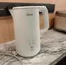 美的（Midea）電熱水壺家用電水壺?zé)畨?雙層防燙 0涂層食品級304不銹鋼 1500W快速沸騰 1.7L大容量 HJ1705 曬單實拍圖