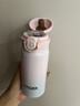 虎牌（TIGER）316不銹鋼保溫杯新款高顏值便攜直飲水杯彈蓋學(xué)生大容量泡茶杯子 櫻花粉360ml【316內膽】?jì)和?曬單實(shí)拍圖