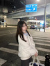 衣品元飛行服外套假兩件女款2025秋季新款寬松美式條紋拼接夾克棒球服 白色 L （115-135）斤 曬單實(shí)拍圖